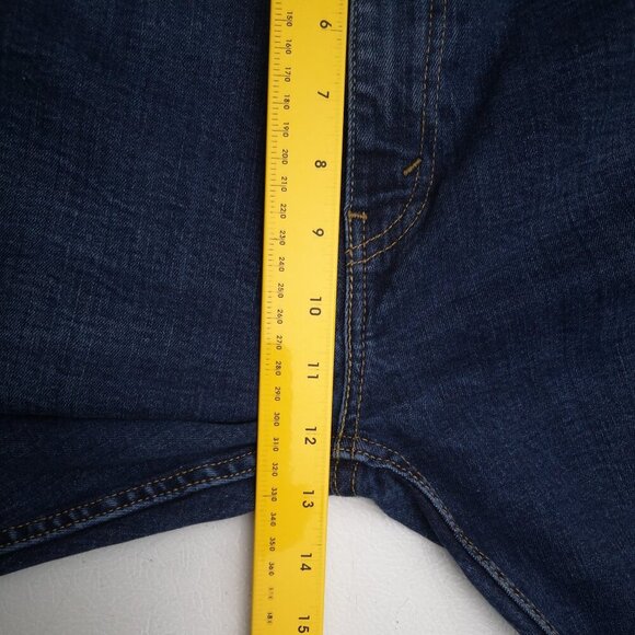 Levi's 505 Men's Size 40/30 Medium Wash Straight Leg Blue Jeans - Picture 13 of 16